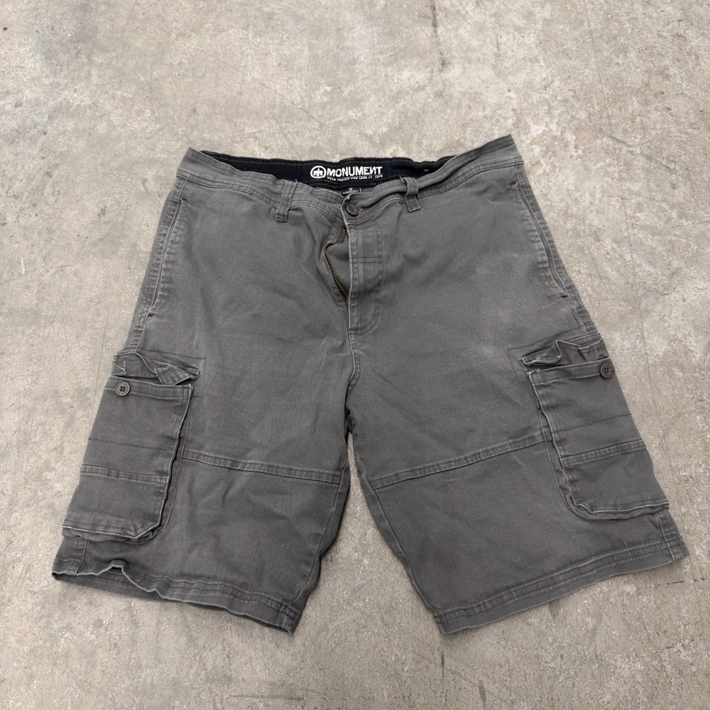 Monument Men's Charcoal Cargo Shorts